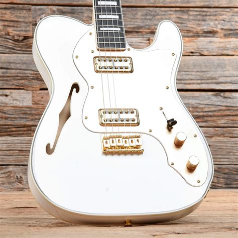 Telecaster Thinline - Fender Telecaster Thinline Super Deluxe Olympic White 2015 – Chicago ...