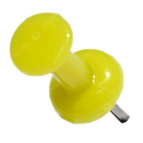 Yellow Push Pin Png