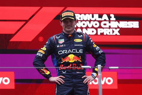 F1 Gp Cina Max Verstappen Fa Doppietta Leclerc Giù Dal Podio