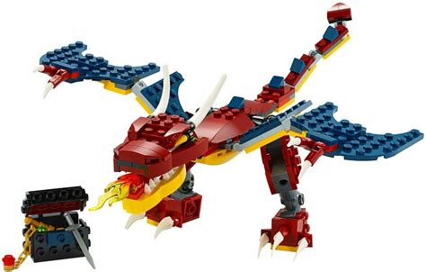 Lego Creator 3in1 31102 Ninja Fire Dragon Adventures