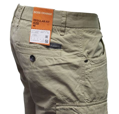 Hugo Boss Beige Schwinn2 Chino Cargo Shorts Shorts And Swimwear From