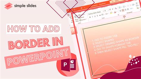 How To Add A Border In PowerPoint Follow These Quick And Easy Steps