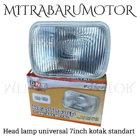 Jual Lampu Depan Lampu Utama Head Lamp Universal 7inch Kotak Standart