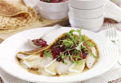 Turkey Brie And Cranberry Pancakes British Turkey