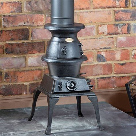 Image Of Clarke Pot Belly Standard Size Cast Iron Wood Burning Stove Pot Belly Stove Cast