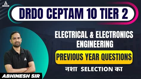 Drdo Ceptam Tier Preparation Drdo Electrical Electronics Classes