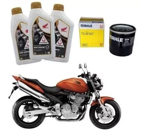 Kit Troca De Leo Filtro De Leo Honda Cb F Hornet W Frete Gr Tis