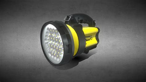 LED Hand Torch / Flashlight - Download Free 3D model by alex_ko ...