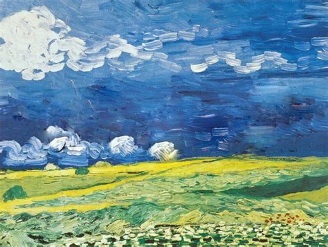 Vincent van Gogh Wheatfield under a Cloudy Sky Painting | Best Paintings For Sale