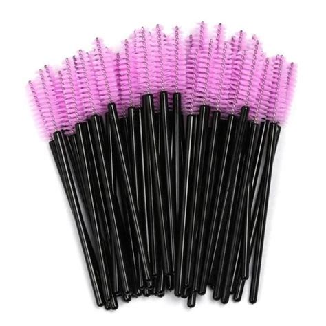 Baguettes De Mascara Jetables En Six Couleurs Mini Brosses Pour Cils