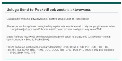 Jak Zarejestrowa Czytnik W Send To Pocketbook Czytio Pl