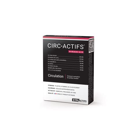 Aragan Circactifs Circulation 30 gélules Pharmacie Agnes Praden