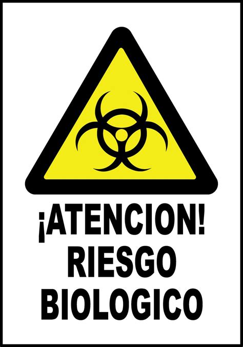 Cartel Atención Riesgo Biológico