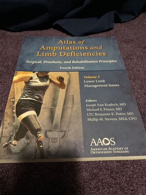 Atlas Of Amputations And Limb Deficiencies 4th Edition 3 Volumes Textbooks Ebay