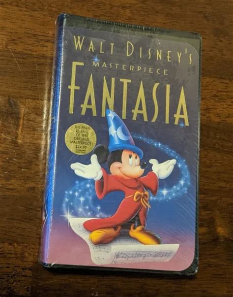 NEW WALT DISNEYS Masterpiece Fantasia VHS Collectible Sealed Final