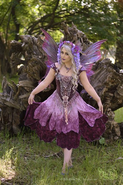 Wisteria Fairy In Aphrodite Fairy Wings Fairy Dress Faerie Costume