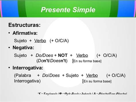 Presentación Sobre Presente Simple