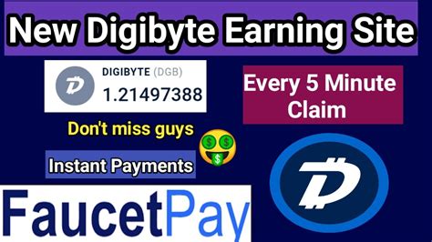 High Paying DGB Faucet Site Free Digibyte Faucet 2023 Instant