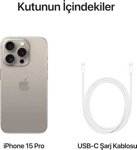 Apple Iphone 15 Pro 1 Tb Natürel Titanyum Uks Turkiye