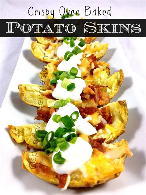 Crispy Oven Baked Potato Skins Spend With Pennies