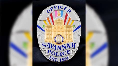 Savannah Police Department shares new custom badge for Pride Month ...