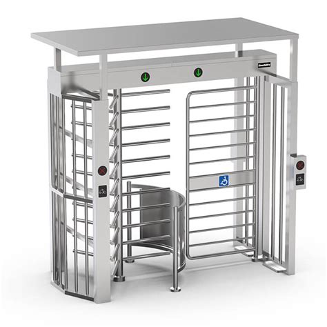 Canopy Full Height Turnstile With Wheelchair Gate Ds Fs Global