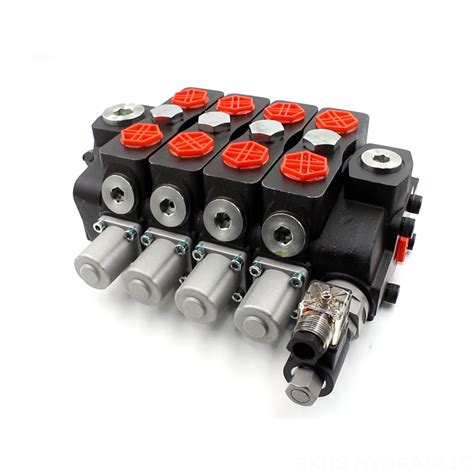 Sd8 Electric Unloading Valve Manual 4 Spool Sectional Directional Valve Boxinhuasheng Hydraulic