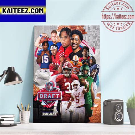 2023 NFL Draft Day Presented By Bud Light Art Decor Poster Canvas - Kaiteez