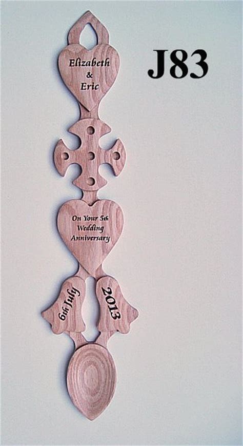 Engraved Welsh Love Spoon For Wedding Signs Craft Shapes Welsh