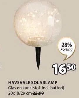 Havsvale Solarlamp Aanbieding Bij Jysk