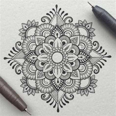 Beautiful Mandala Drawing Ideas Inspiration Brighter Craft