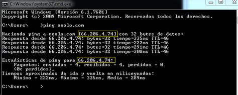 Paso a paso para obtener información sobre IP y DNS de un dominio