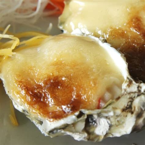 Garlic And Cheese Baked Oysters Recipe