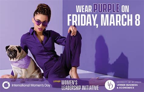 March Wear Purple For International Womens Day Women S Caucus