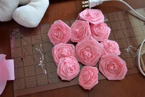 A Day in the Life of: Crepe paper roses