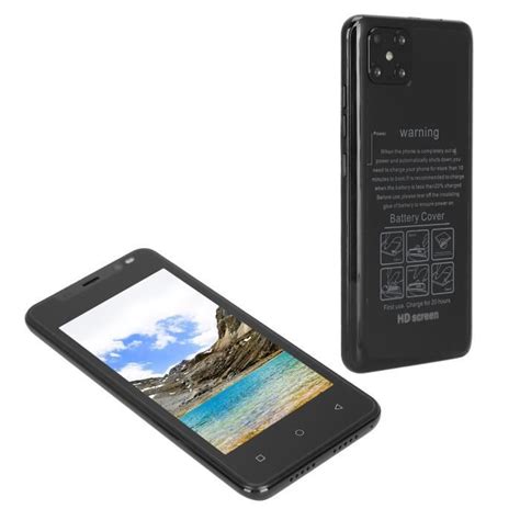 HURRISE Téléphone intelligent IP12 Pro Smartphone à Écran 4 66 Pouces