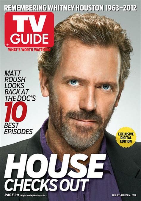 Hugh Laurie House House Tv Guide Cover February 27 March 4th2012