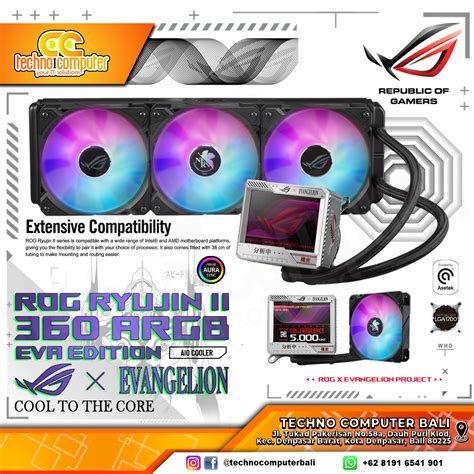 ASUS ROG RYUJIN II 360 EVA Edition With 3 5inch LCD Display CPU