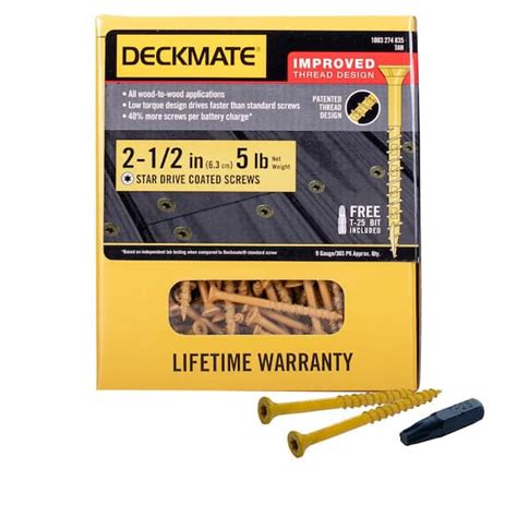 DECKMATE DECKMATE Deck Screws - The Home Depot