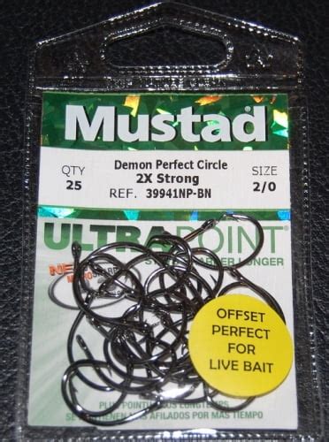 Mustad Np Bn Demon Offset Circle Hook Size Walmart