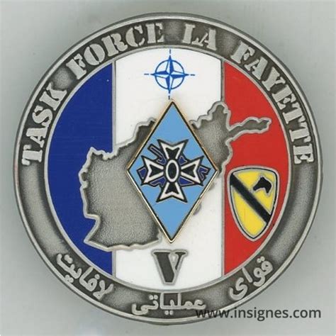 task force la fayette  brigade blindee insignescom
