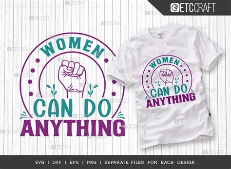 Women Can Do Anything Svg Cut File Womens Day Svg Girl Power Strong