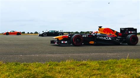 Watch A Porsche 918 Spyder And Red Bull F1 Car Destroy A Bugatti Veyron