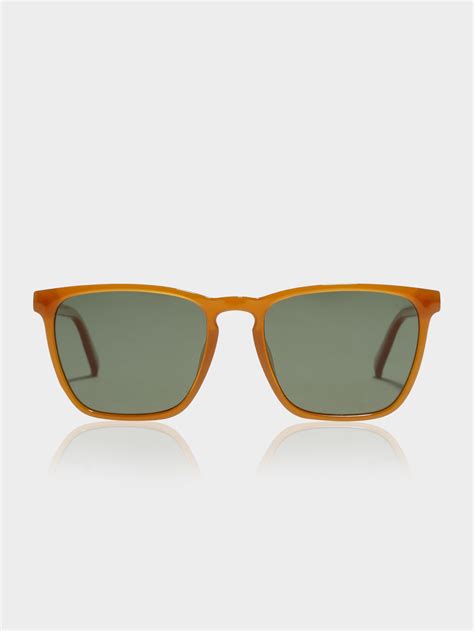 Le Specs Bad Medicine Alt Fit Sunglasses In Ochre Brown Glue Store