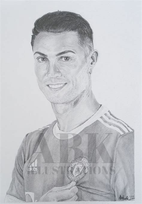 Cristiano Ronaldo Easy Pencil Drawing