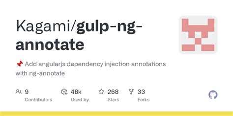 GitHub Kagami Gulp Ng Annotate Add Angularjs Dependency Injection