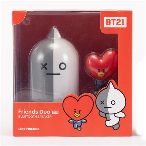 Bts Official 防弾少年団 公式 ブルートゥース スピーカー ラインフレンズ コラボレーション Bt21 Friends Duo