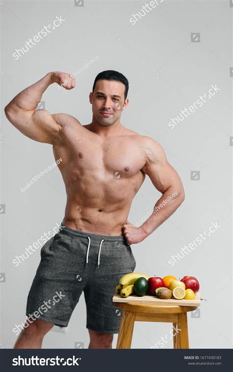 Sexy Vegan Guy Naked Torso Posing Stock Photo Edit Now