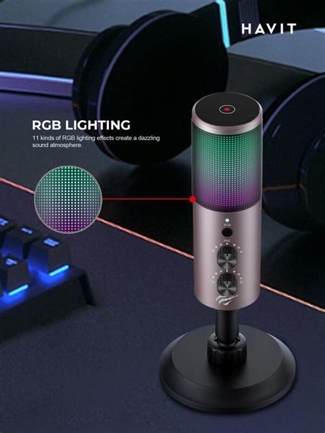 Havit GK61 Computer Live Streaming Recording Mic RGB Gaming