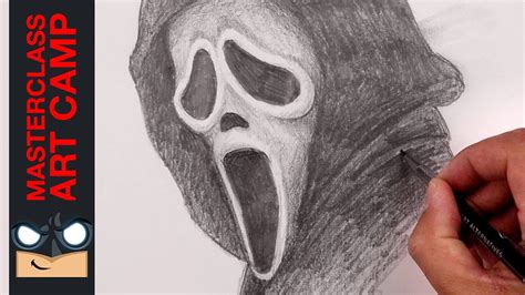 How To Draw Ghostface | ART CAMP EP.3 - YouTube